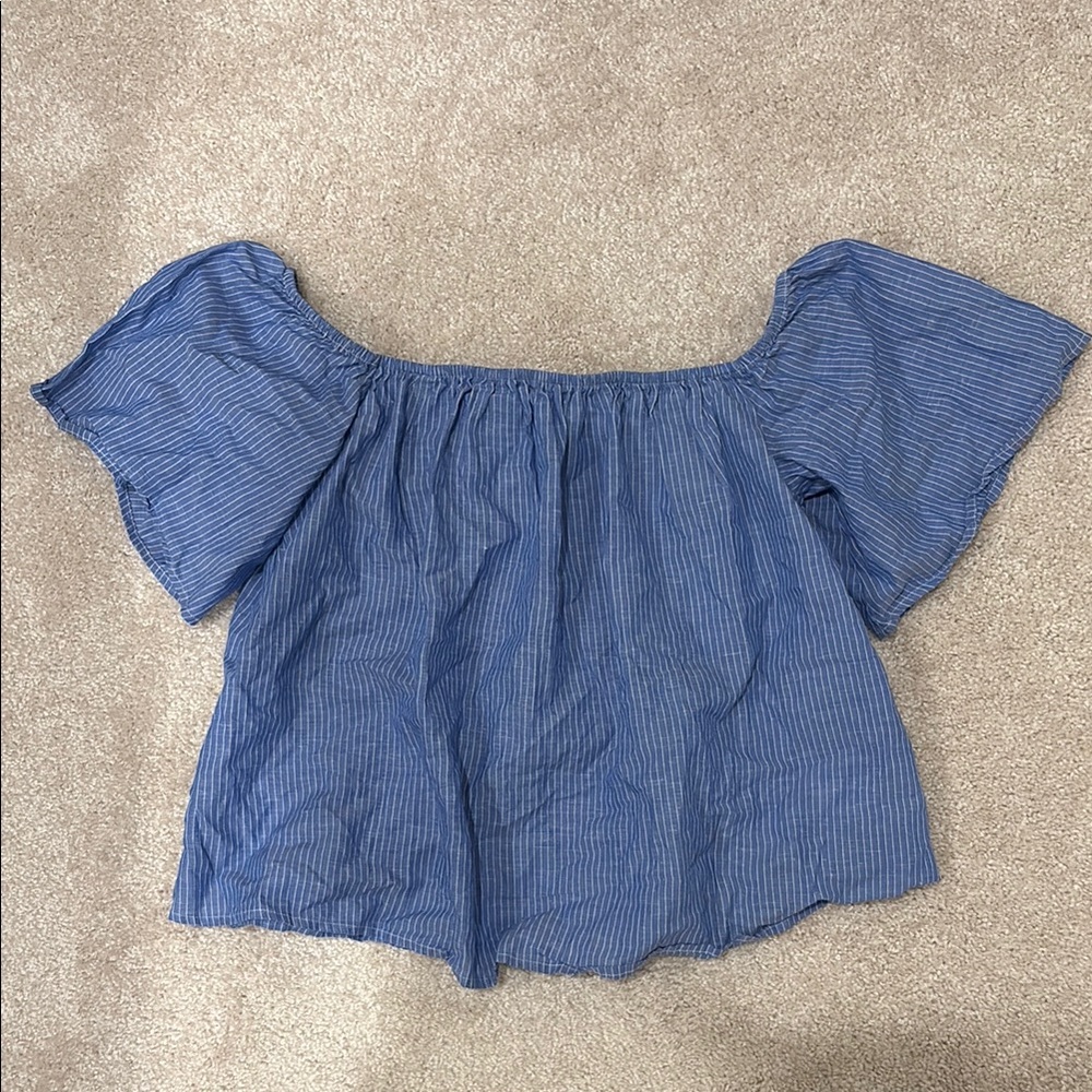 Express Blue Blouse